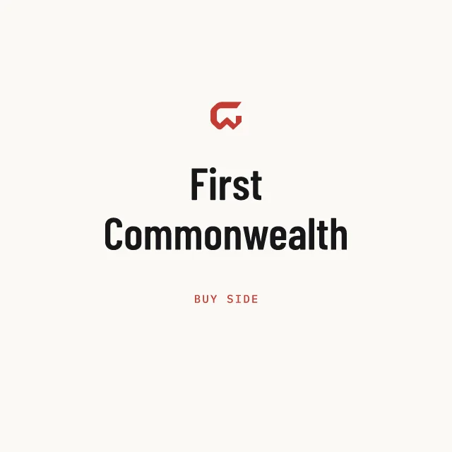Buy side: First Commonwealth