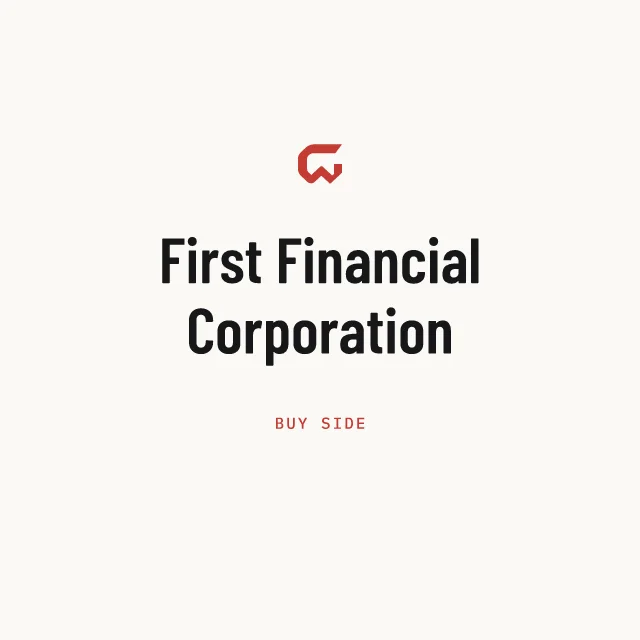Buy side: First Financial Corporation