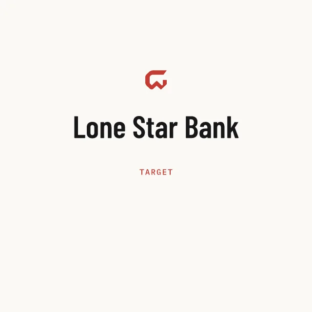 Target: Lone Star Bank