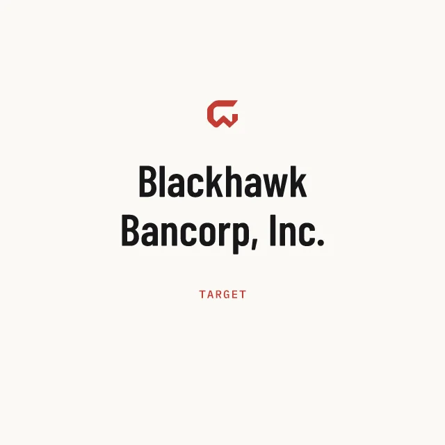 Target: Blackhawk Bancorp, Inc.