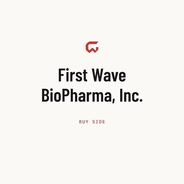 Buy side: First Wave BioPharma, Inc.