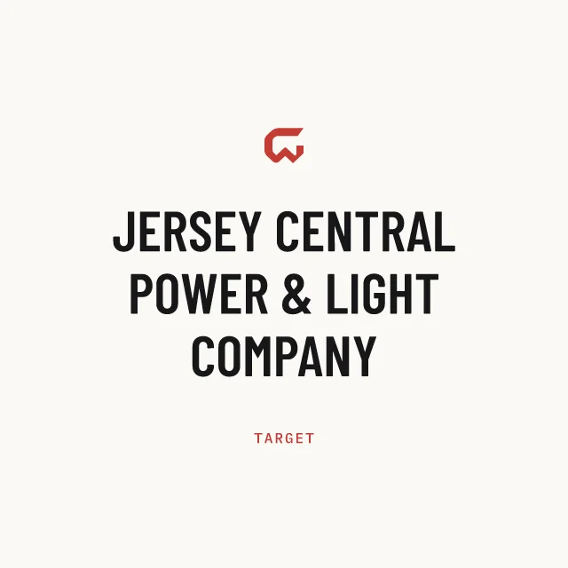 Target: JERSEY CENTRAL POWER & LIGHT COMPANY