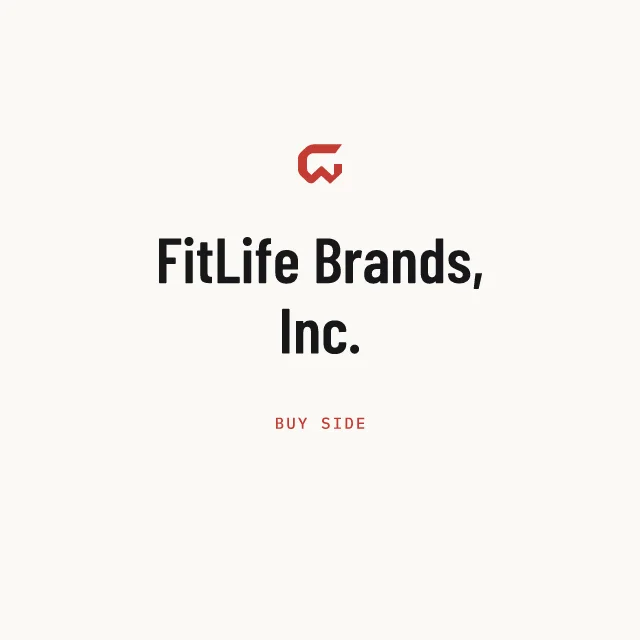 Buy side: FitLife Brands, Inc.