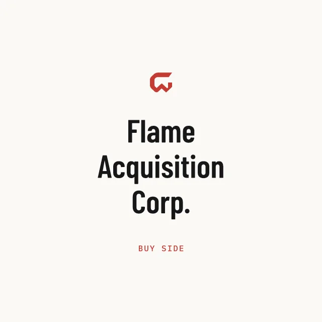 Buy side: Flame Acquisition Corp.