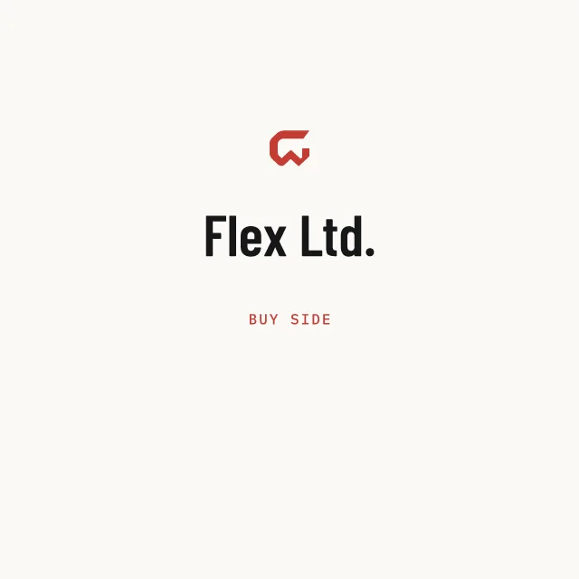Buy side: Flex Ltd.