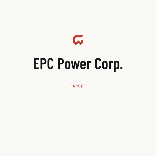 Target: EPC Power Corp.