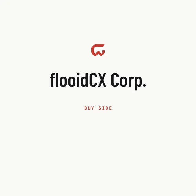 Buy side: flooidCX Corp.