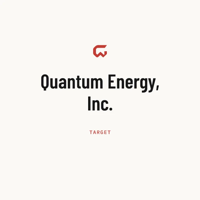 Target: Quantum Energy, Inc.