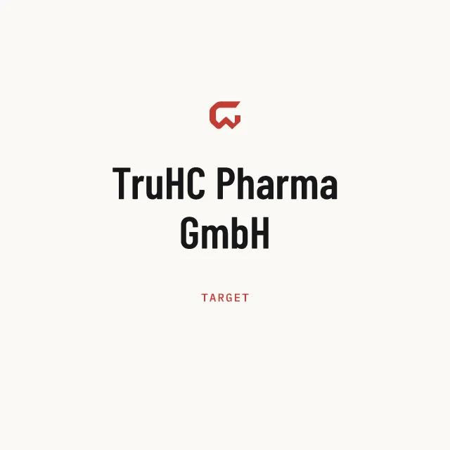 Target: TruHC Pharma GmbH