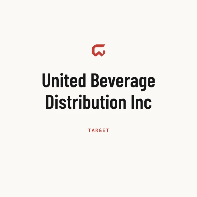 Target: United Beverage Distribution Inc