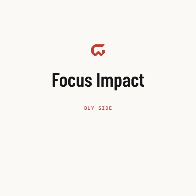 Buy side: Focus Impact