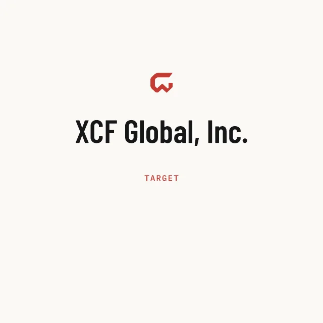 Target: XCF Global, Inc.