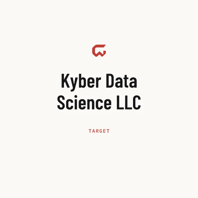 Target: Kyber Data Science LLC
