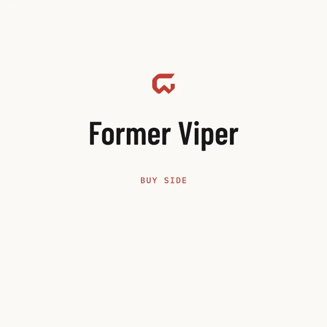Buy side: Former Viper