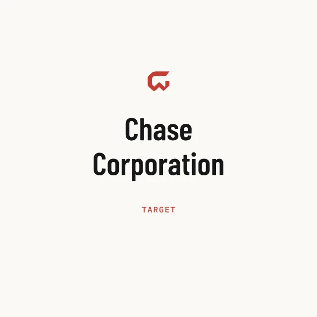 Target: Chase Corporation
