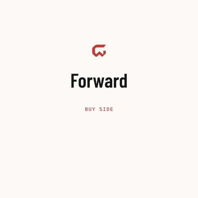 Buy side: Forward
