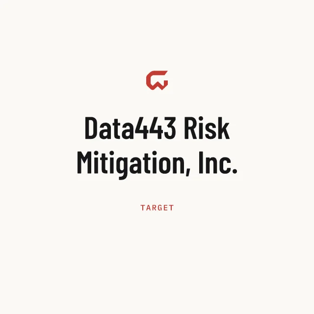 Target: Data443 Risk Mitigation, Inc.