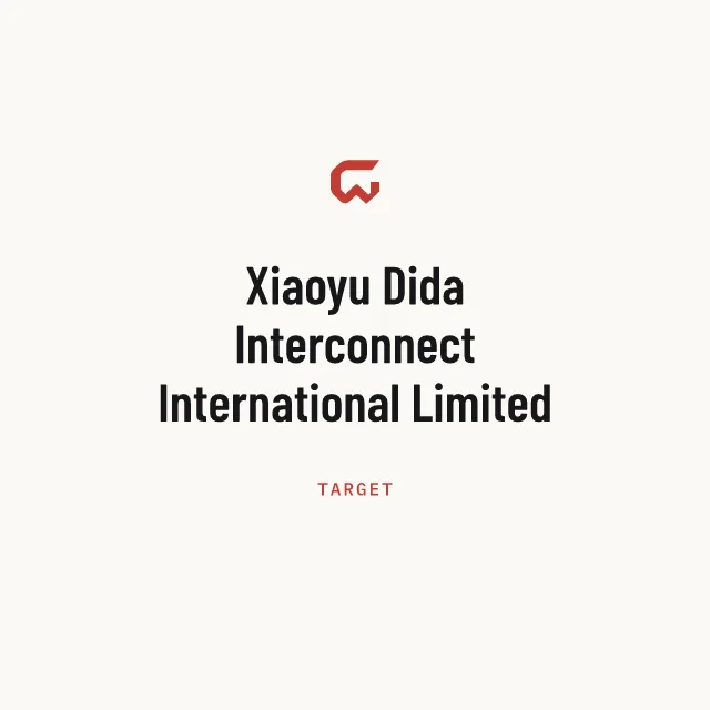 Target: Xiaoyu Dida Interconnect International Limited
