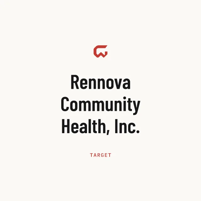Target: Rennova Community Health, Inc.