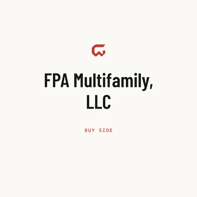 Buy side: FPA Multifamily, LLC