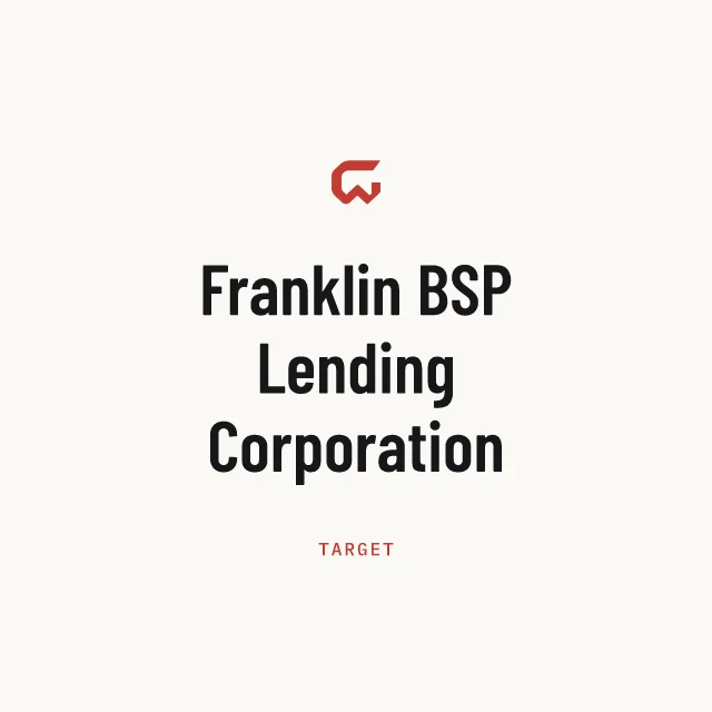Target: Franklin BSP Lending Corporation