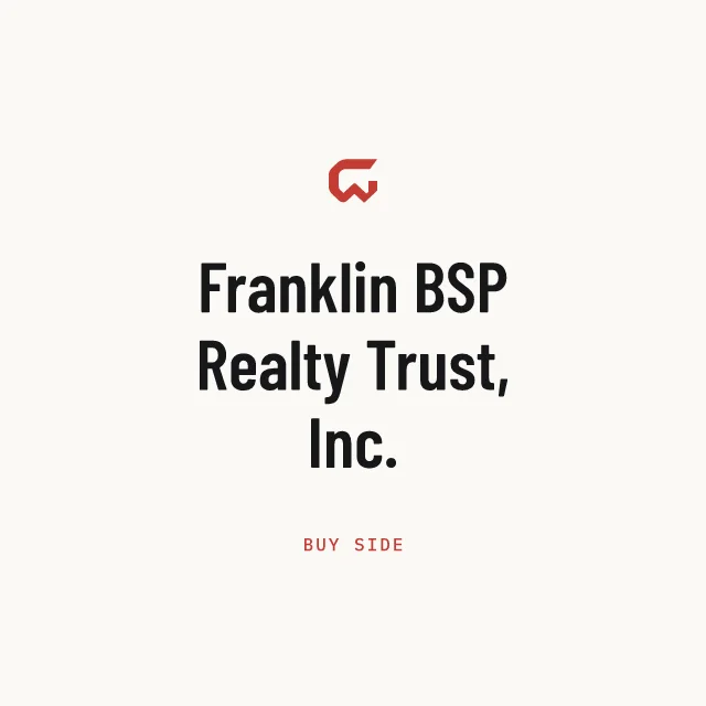 Buy side: Franklin BSP Realty Trust, Inc.