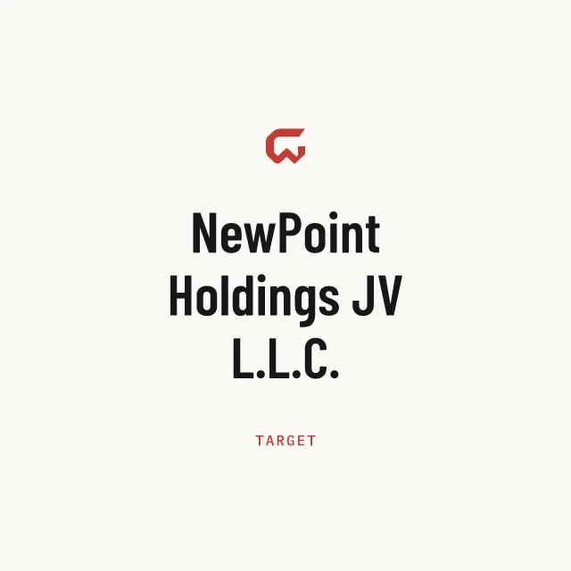 Target: NewPoint Holdings JV L.L.C.