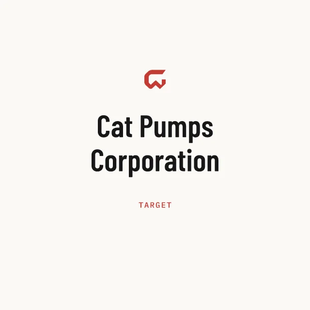 Target: Cat Pumps Corporation