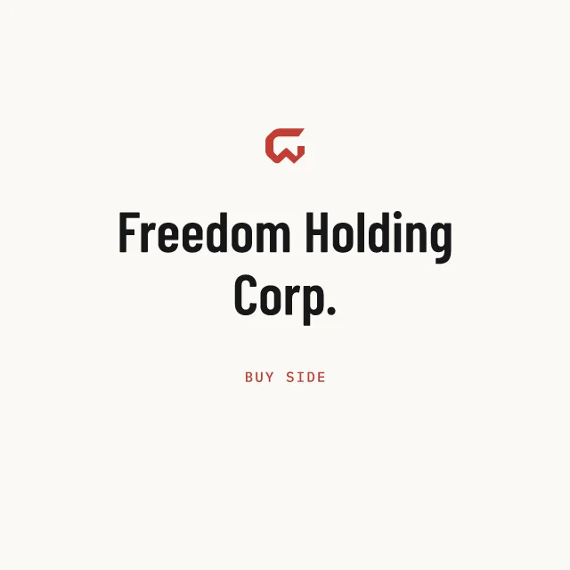 Buy side: Freedom Holding Corp.