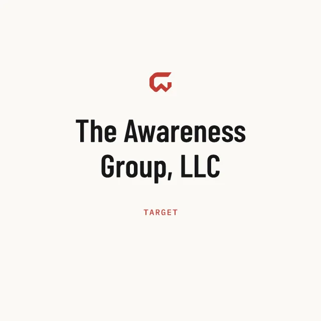 Target: The Awareness Group, LLC