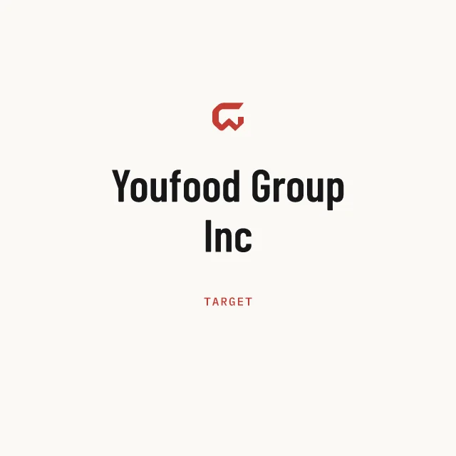 Target: Youfood Group Inc