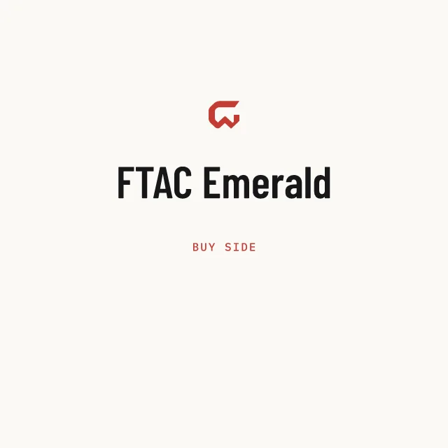 Buy side: FTAC Emerald