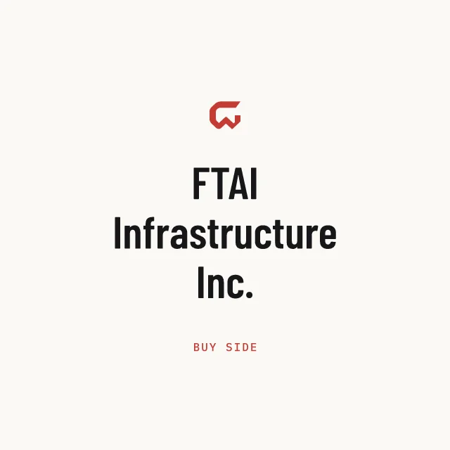 Buy side: FTAI Infrastructure Inc.