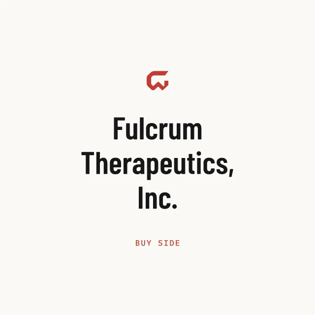 Buy side: Fulcrum Therapeutics, Inc.