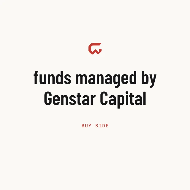 Buy side: funds managed by Genstar Capital