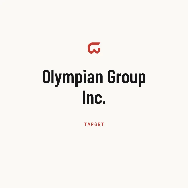 Target: Olympian Group Inc.