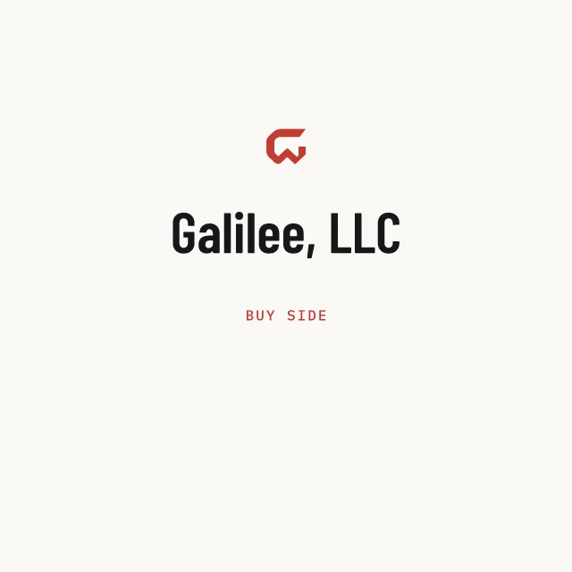 Buy side: Galilee, LLC