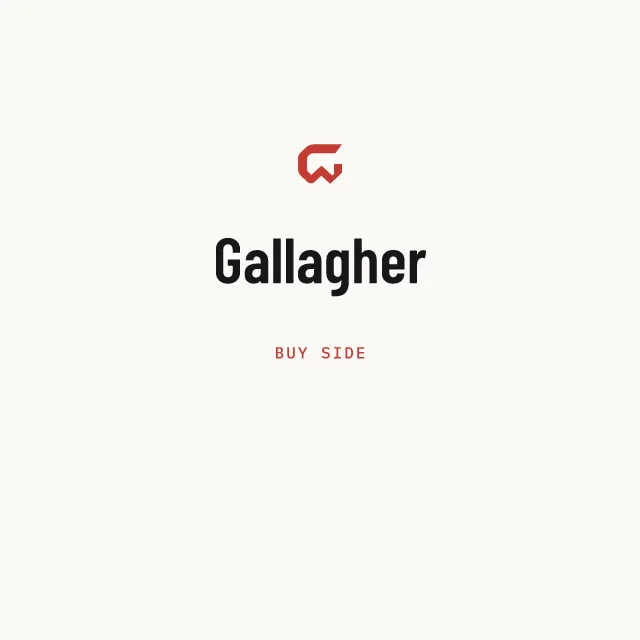 Buy side: Gallagher