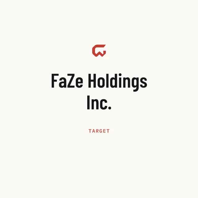 Target: FaZe Holdings Inc.