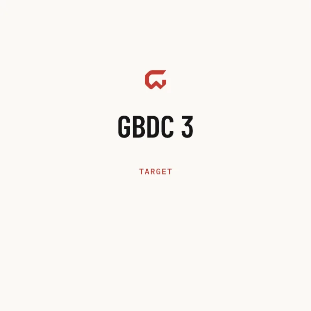 Target: GBDC 3