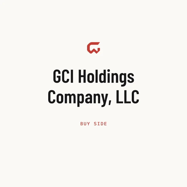 Buy side: GCI Holdings Company, LLC