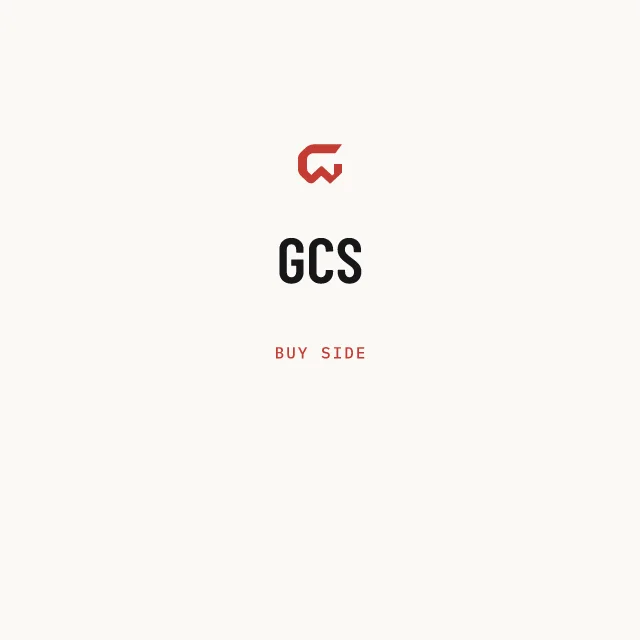 Buy side: GCS