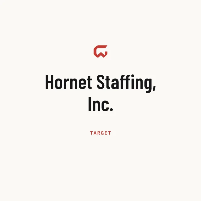 Target: Hornet Staffing, Inc.