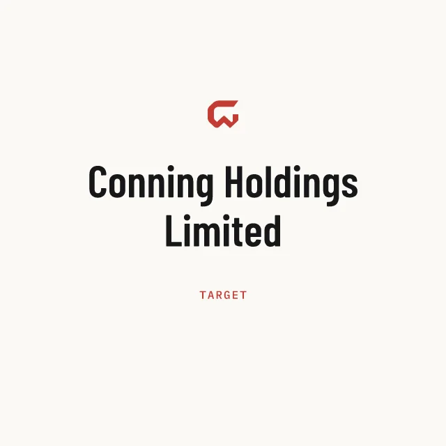 Target: Conning Holdings Limited