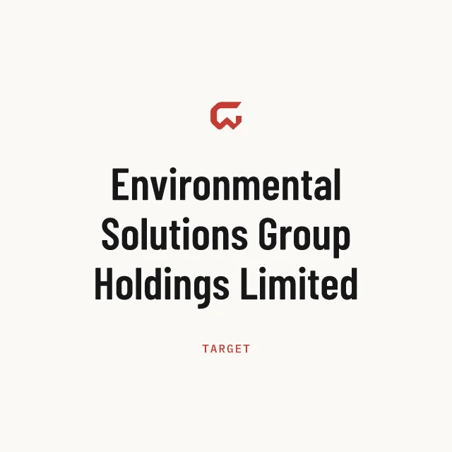 Target: Environmental Solutions Group Holdings Limited