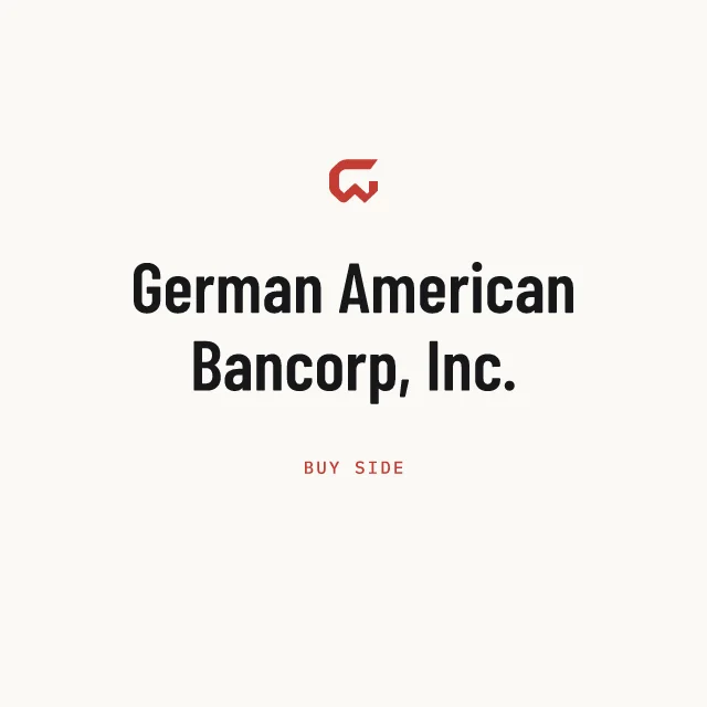 Buy side: German American Bancorp, Inc.