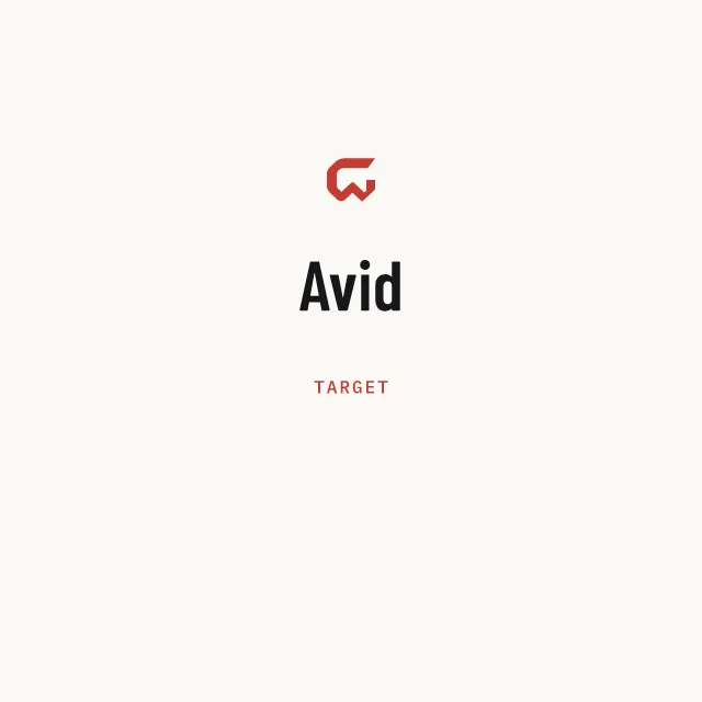 Target: Avid