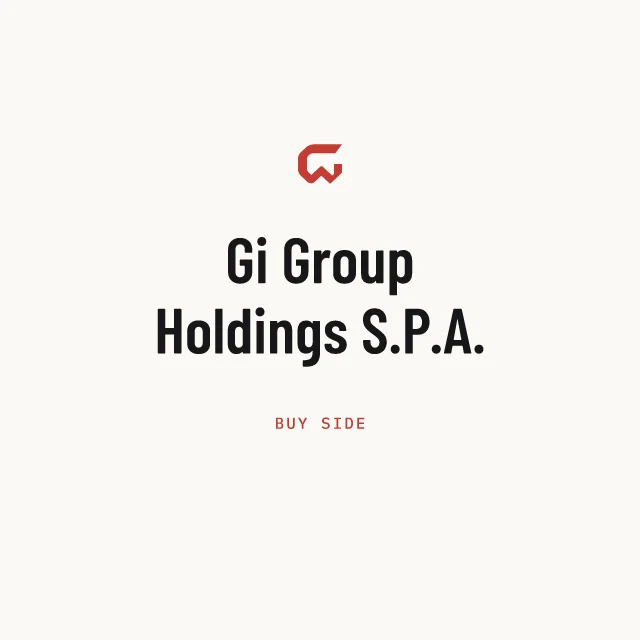 Buy side: Gi Group Holdings S.P.A.