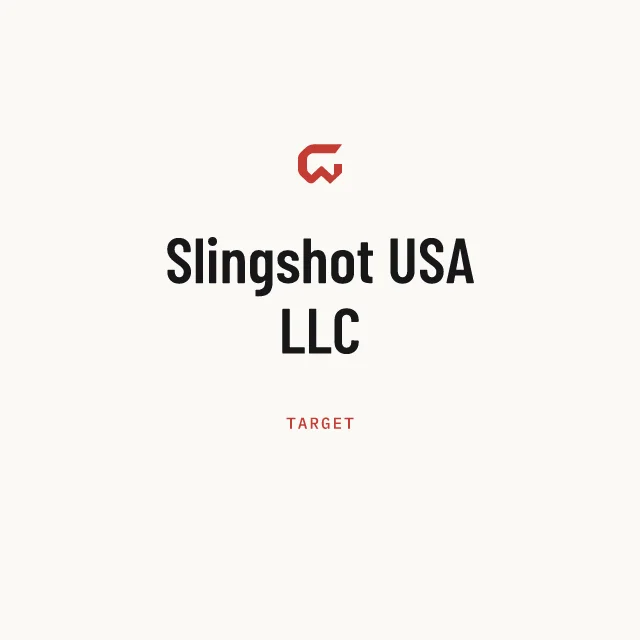 Target: Slingshot USA LLC