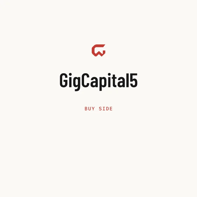 Buy side: GigCapital5